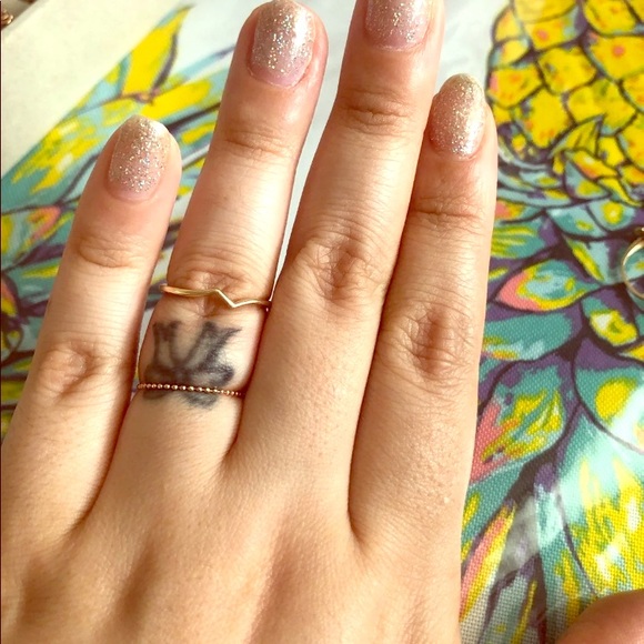 14kyg chevron ring - Picture 1 of 3